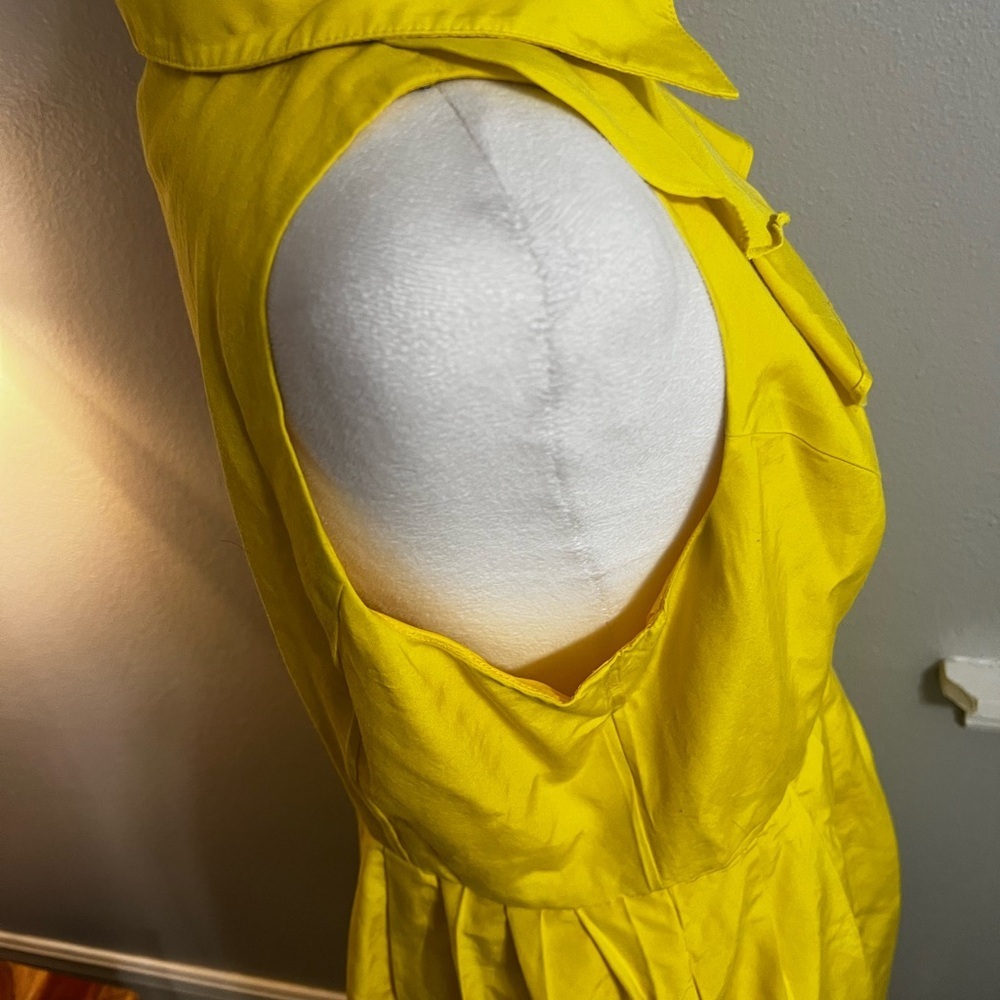 Shoshanna yellow sleeveless dress 12
Ruffle Mini Pockets Cotton Silk - Picture 7 of 16